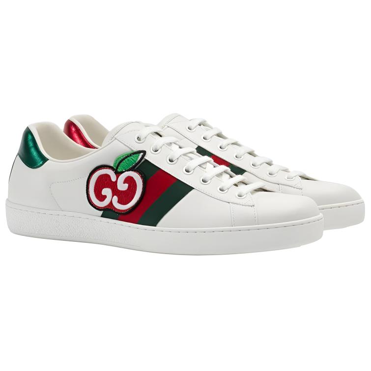 Мужские кеды Gucci Ace (белые) — фото 2