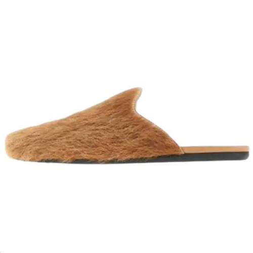 PRADA No Special Function Closed Toe Slippers Women's Brown
