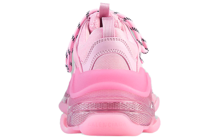 Женские кроссовки Balenciaga Triple S Clear Sole (светло-розовый) — фото 5