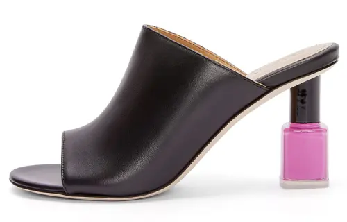 LOEWE Women's Nail Polish Mule 'Black'