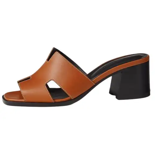 HERMES Helia Slide Slippers Women's Orange