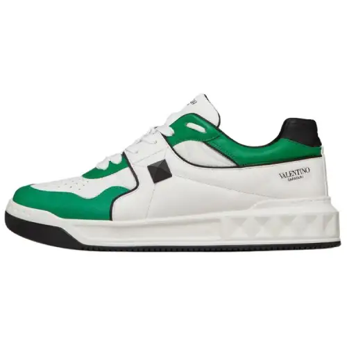 Valentino One Stud Low 'White Green'