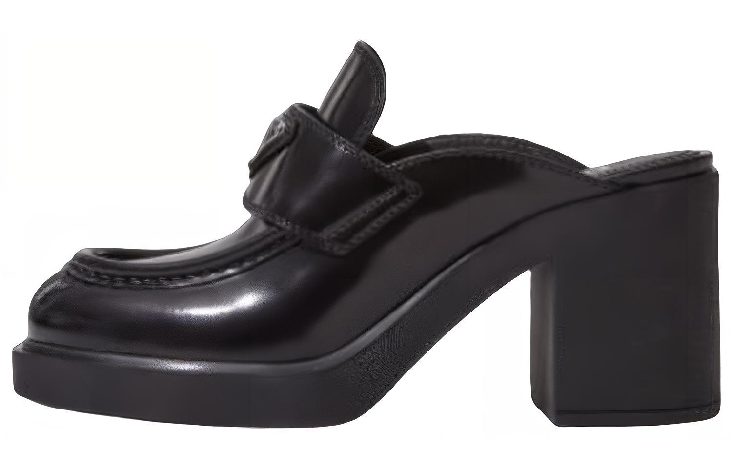 Женские сабо Prada (черные)