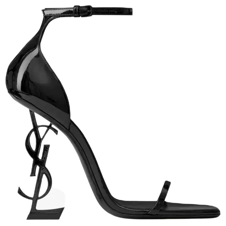 Женские сандалии SAINT LAURENT Opyum 11cm (черные) — фото 2