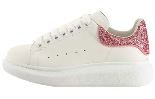 Alexander McQueen Alexander McQueen Oversized Sneaker Thick-soled Casual Low-top Fashion Sneakers Women's White Red