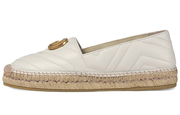 Gucci Wmns Gg Espadrilles 'Great White' Women's