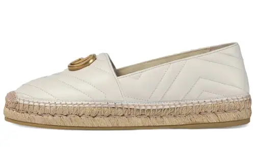 Gucci Wmns Gg Espadrilles 'Great White' Women's