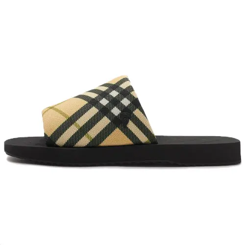 Burberry Slide Slippers Men's Khaki