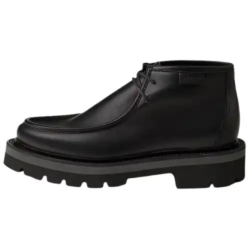 HERMES Lead Casual Shoes 4.5cm Men's Black