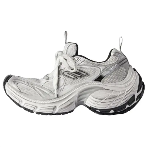 Balenciaga 10XL Height Increasing Low top Chunky Sneakers Men's Gray Runway Style