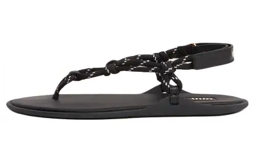 MIU MIU One Strap Sandals Women's Black