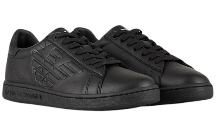 Ea7 EMPORIO ARMANI Logo Embossed Classic Cc Sneakers