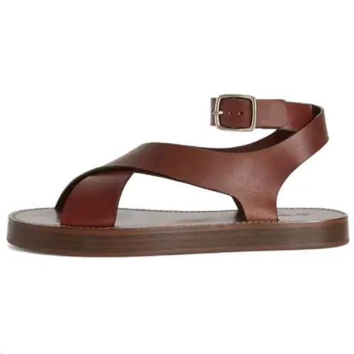 Loro Piana Sumie Crossed Strap Sandals Women's