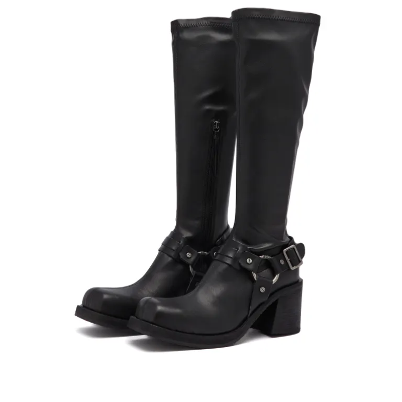 Acne Studios 80mm Square-toe Leather Boots