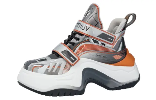 LOUIS VUITTON Archlight 2.0 Platform Sneakers 'Silver White Orange' Women's