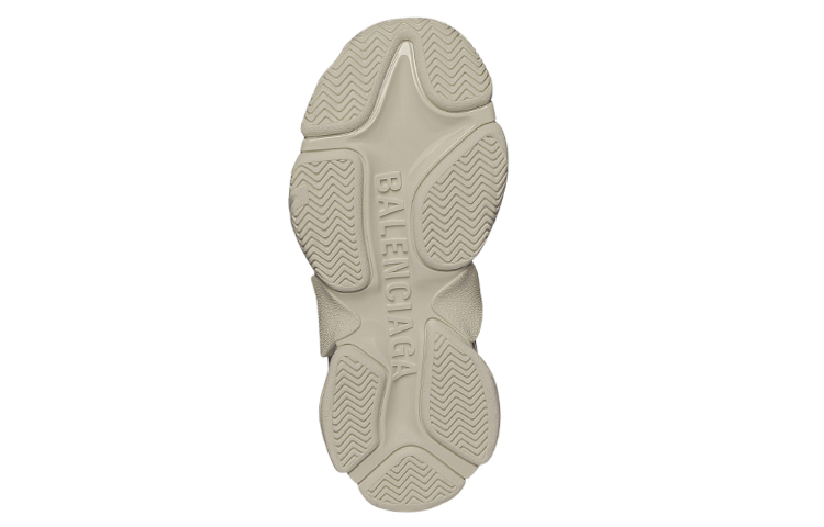 Balenciaga Triple S Low top Chunky Sneakers Women's Beige