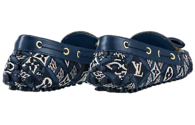 LOUIS VUITTON Gloria Casual Shoes Women's Blue