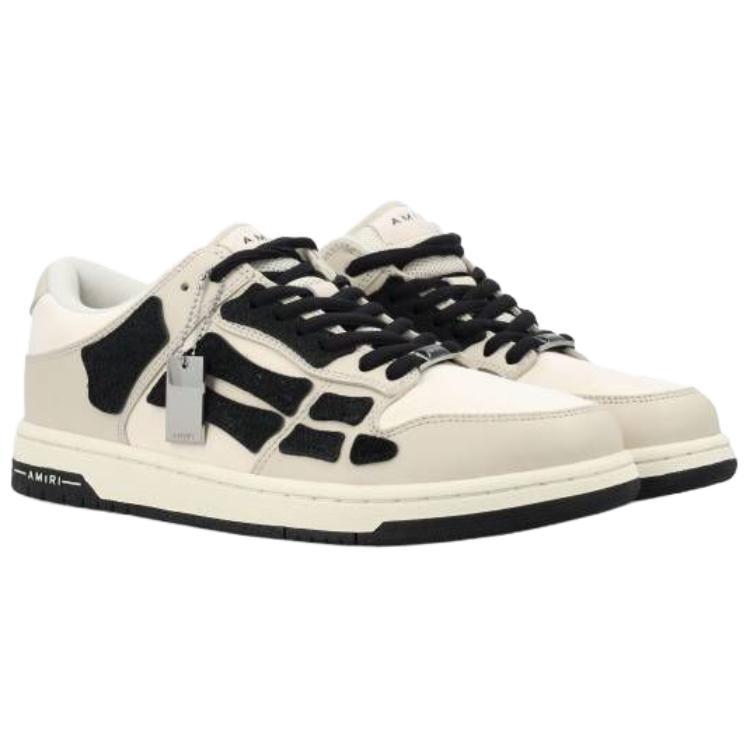 AMIRI Skel Low Top Beige Black