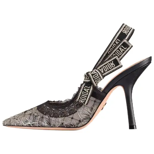 DIOR J'Adior Slim Heel High Heels 10cm Women's Black