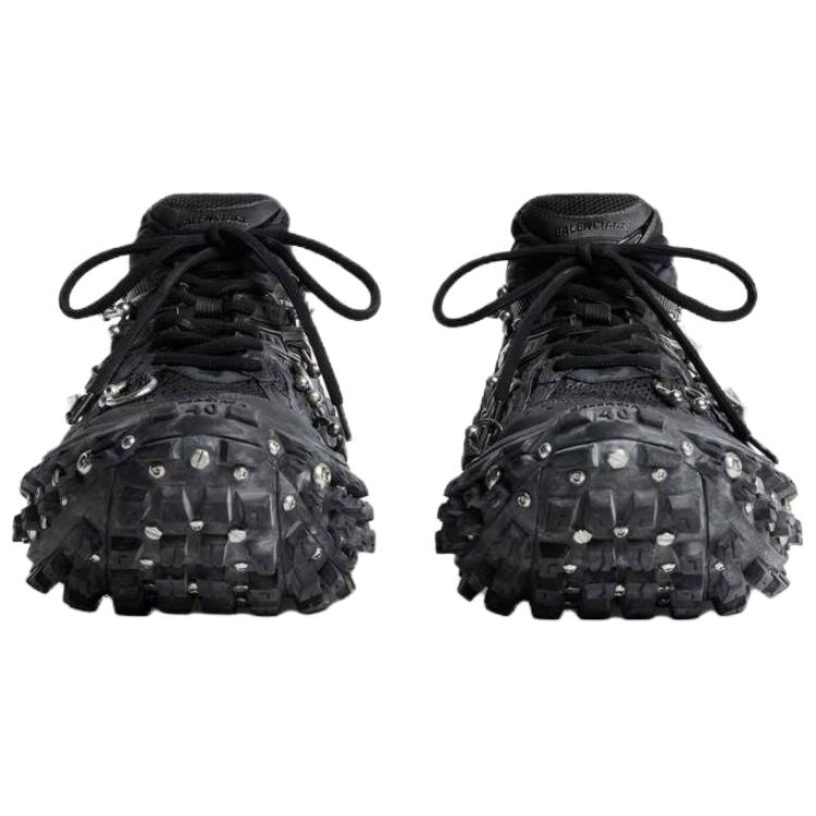Женские кроссовки Balenciaga Defender (черный) — фото 4