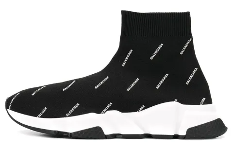 Balenciaga Speed Trainer 'Black White' Women's