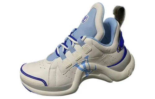 LOUIS VUITTON Archlight 1.0 Low top Casual Shoes Women's White Blue