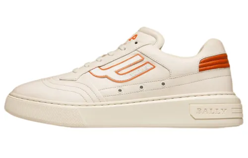 BALLY Triumph Comfortable Low top Stylish Skateboarding Shoes Men's Orange White