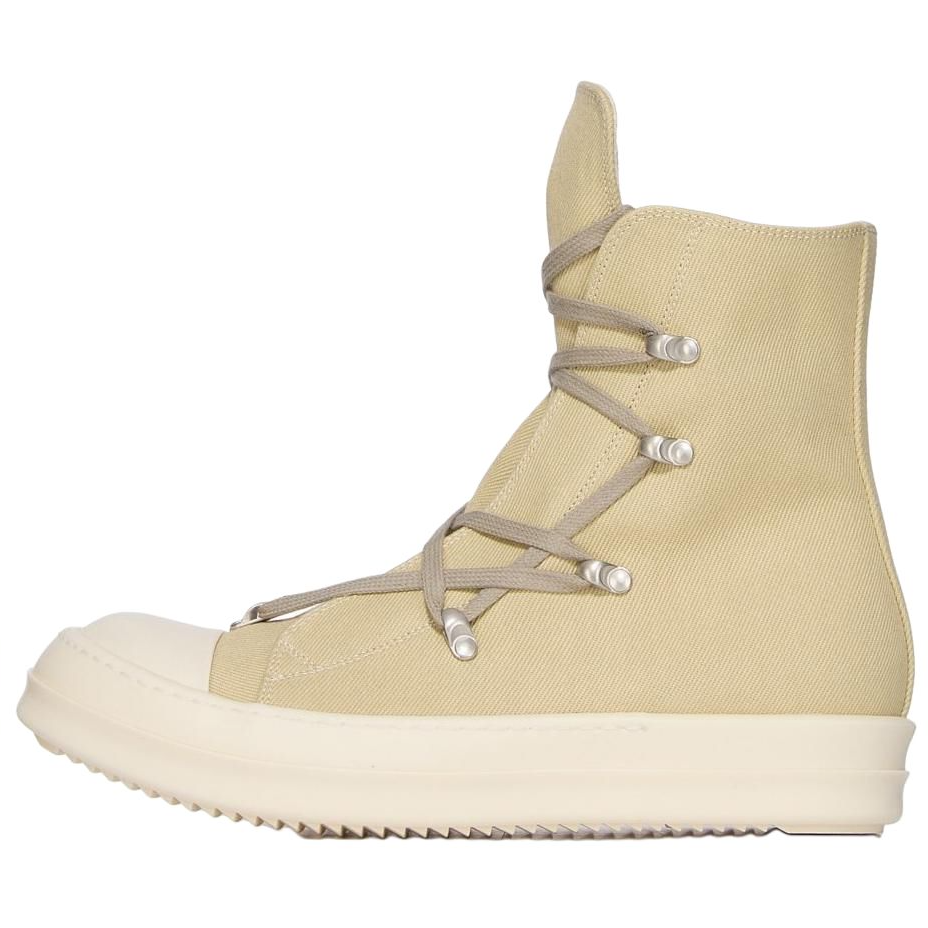 Женские кеды Rick Owens (бежевый)