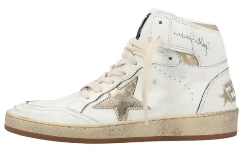 Golden Goose Sky Star White Gold Women's