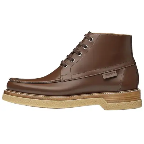 HERMES Denver Ankle Boots Men's Brown