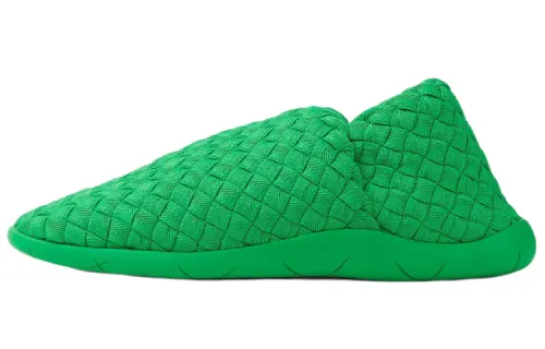 Bottega Veneta Plat Intreccio Casual Shoes Women's Green