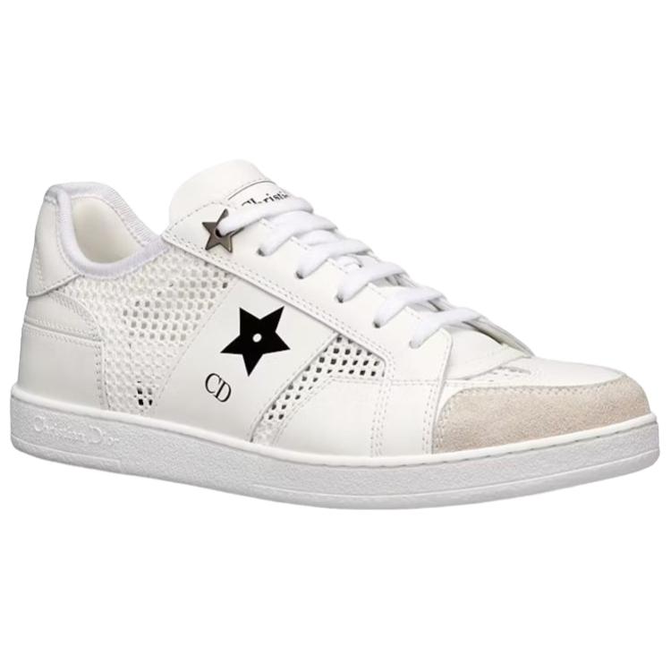 DIOR Star Platform Shoes Low top Skateboard Shoes Women's White