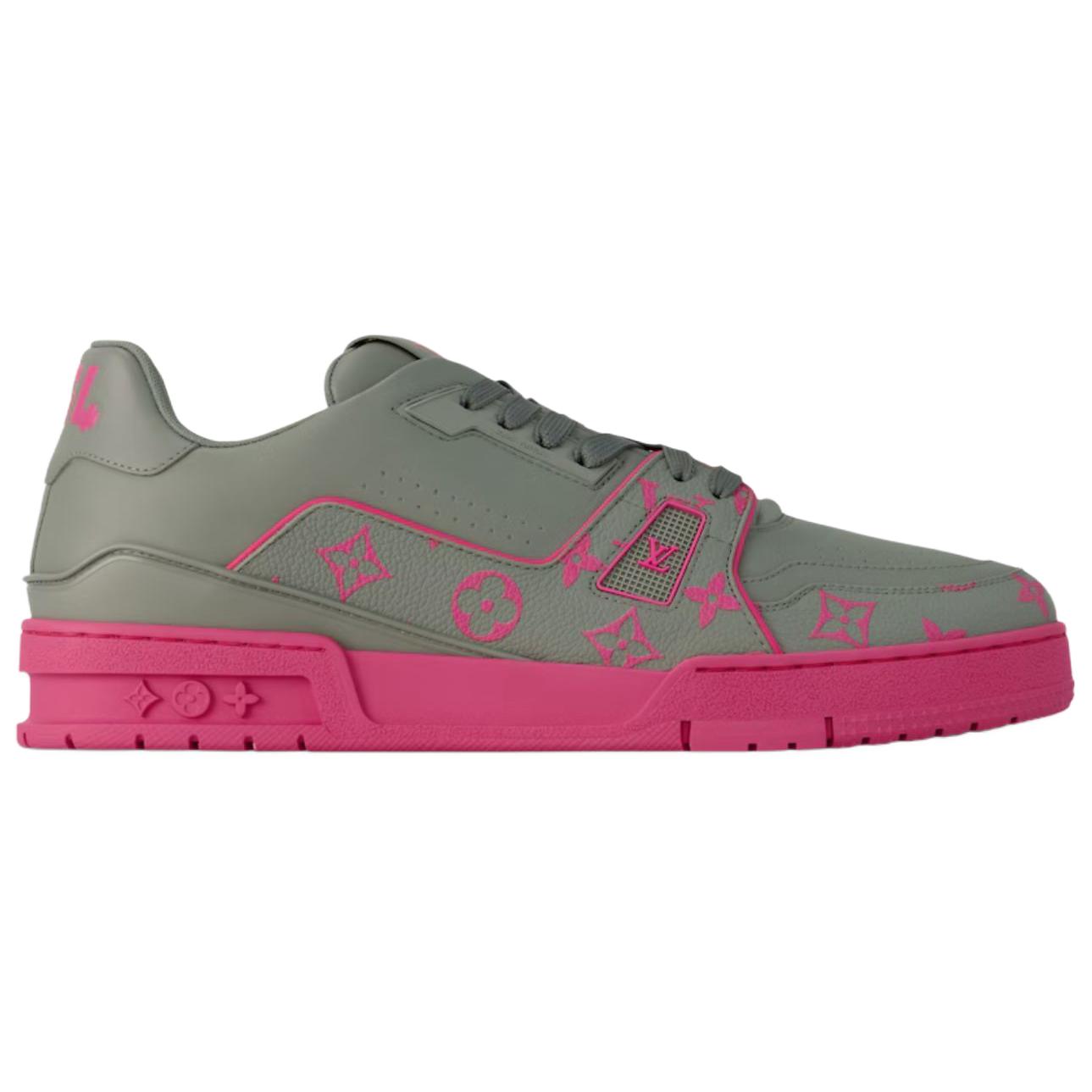 Мужские кеды Louis Vuitton Trainer (серые) — фото 2