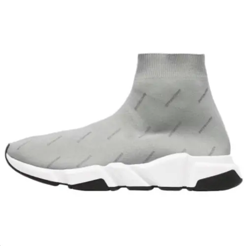 Balenciaga Speed High top Casual Shoes Men's Gray