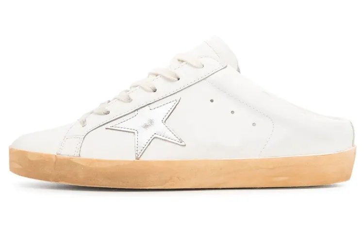 Golden Goose Super Star Sabot Trendy Stylish Skateboarding Shoes Women's White
