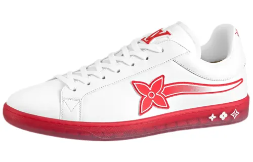 Louis Vuitton Luxembourg Samothrace Sneaker 'White Red'