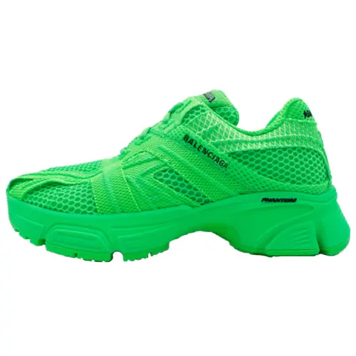 Balenciaga Phantom Mesh Casual Shoes Women's Neon Green