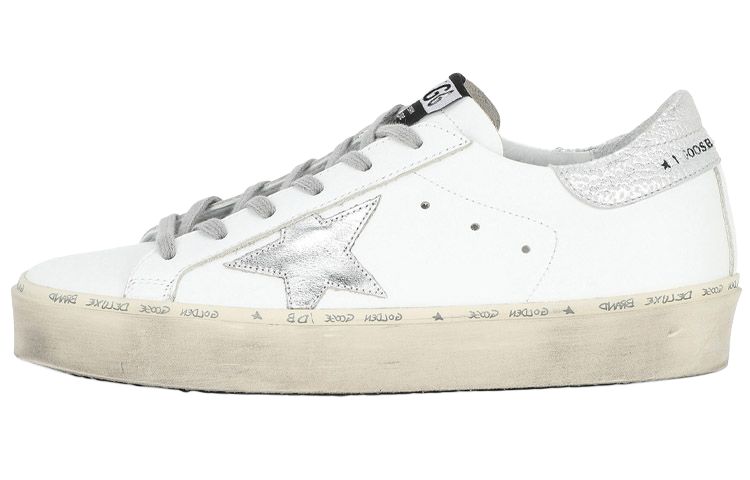 Женские кеды Golden Goose Hi Star (белые)