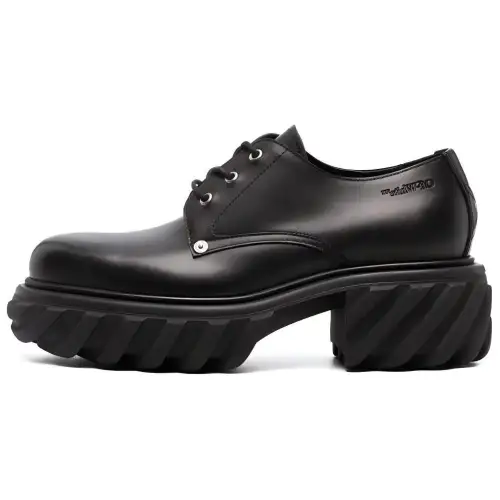 OFF-WHITE Exploration leather Derby shoes