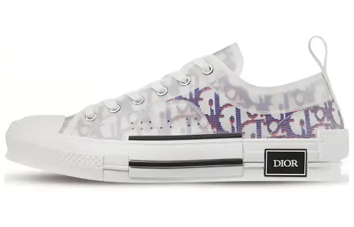 DIOR B23 Low Top Red Blue Oblique