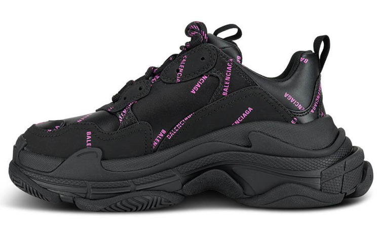 Женские кроссовки Balenciaga Triple S (черные)