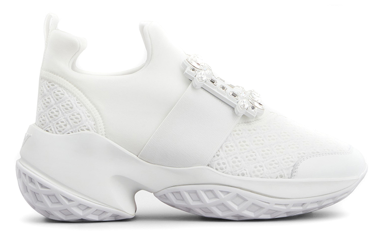 Roger Vivier Viv' Run Low top Platform Shoes Women's White