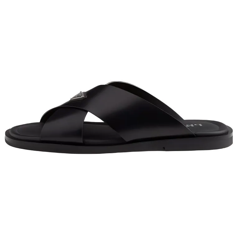 PRADA Slide Slippers Men's Black