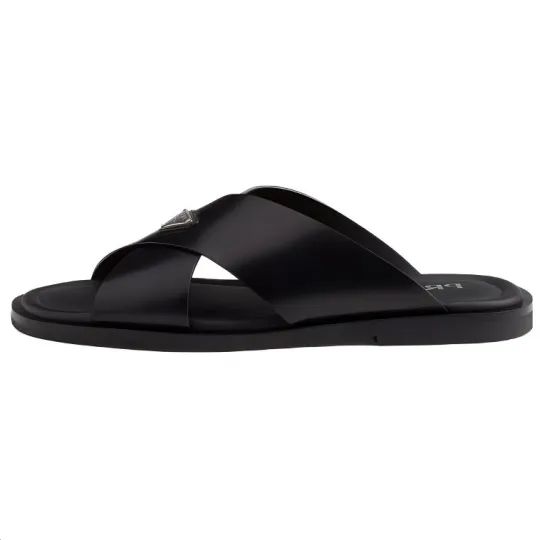 PRADA Slide Slippers Men's Black