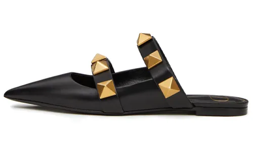 Valentino Garavani Roman Stud Flat Mules
