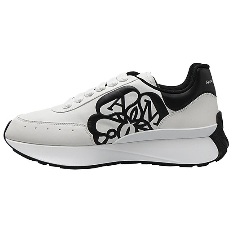 Женские кроссовки Alexander McQueen Sprint Runner (черные)