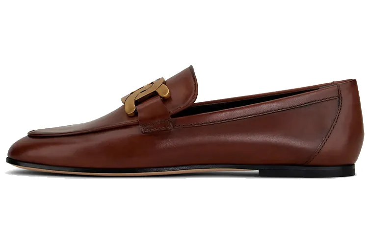 TOD'S Kate Logo Plaque Loafers Women's