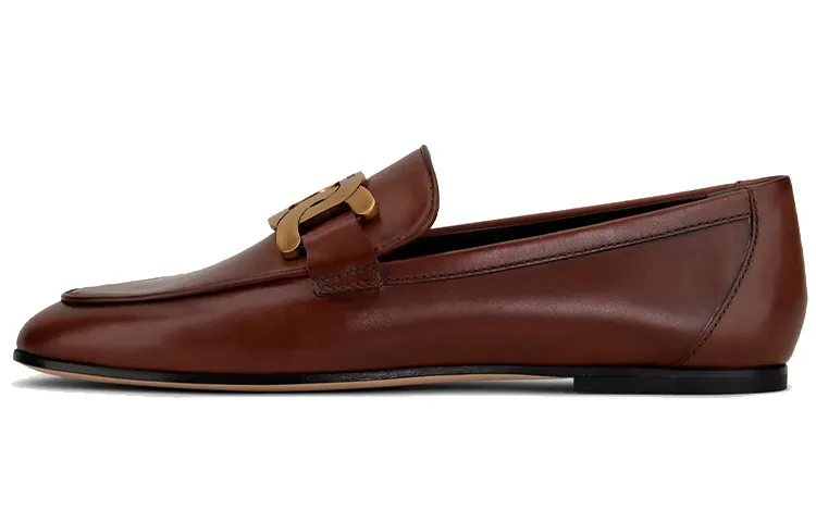 TOD'S Kate Logo Plaque Loafers Women's