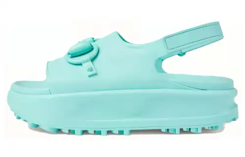 GUCCI Interlocking G Platform Sandal Blue Women's