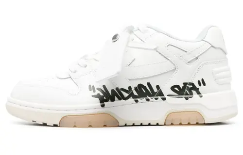 OFF WHITE Out Of Office Low 'For Walking' Sneaker 'White Black' Women's